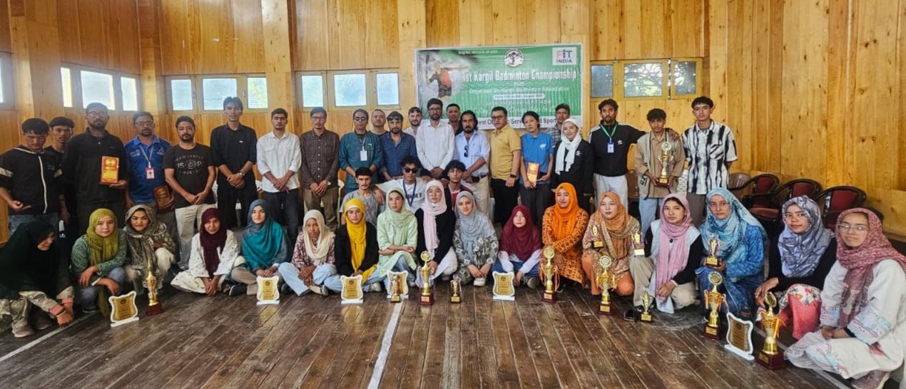 Ist Kargil Badminton meet held at Baroo